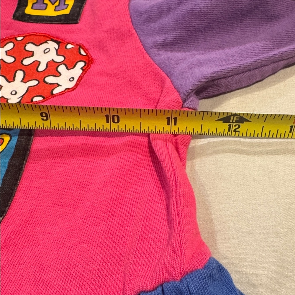 VINTAGE 90s Disney Color Block Shirt Size 3T - Picture 14 of 16